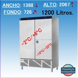 Edenox Armario de Refrigeracion con Compartimento de Congelado APCS-1403 HC