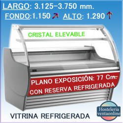 Vitrina expositora Refrigerada Infrico Serie BARCELONA VBC 31-37 RU
