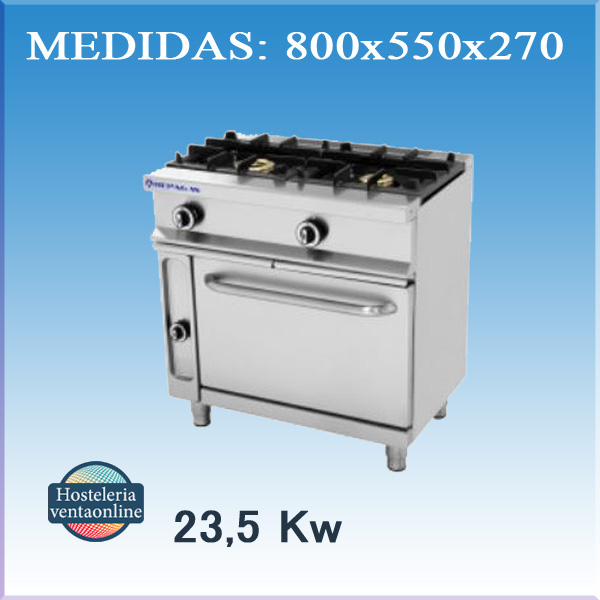 Cocina Mundigas Serie 550 de Pie Gas M-1200/3E