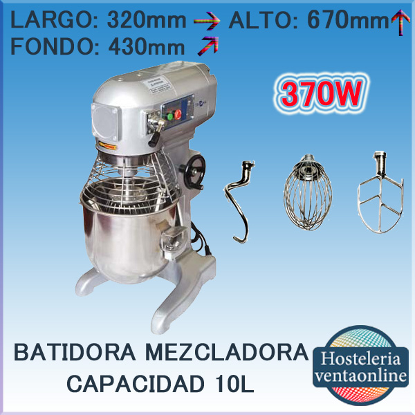 Batidoras mezcladoras Batidora mezcladora, 10 lt. - con
