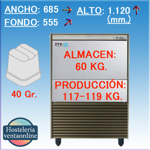 ITV MAQUINA HIELO PULSAR 115