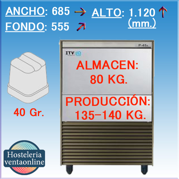 ITV MAQUINA HIELO PULSAR 145