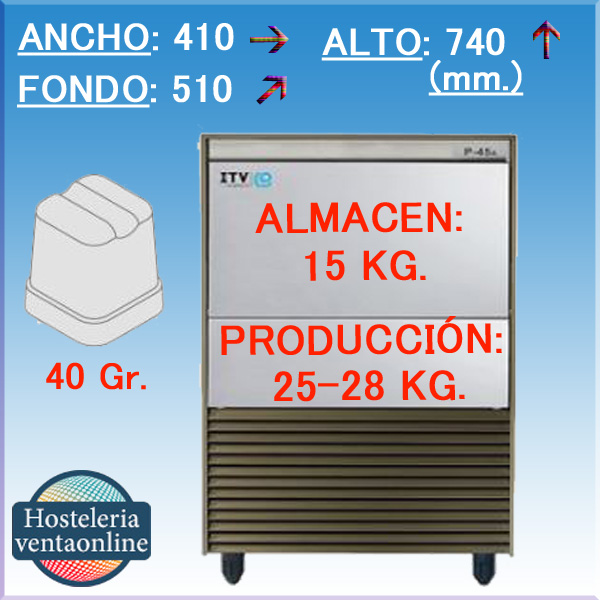 ITV MAQUINA HIELO PULSAR 25