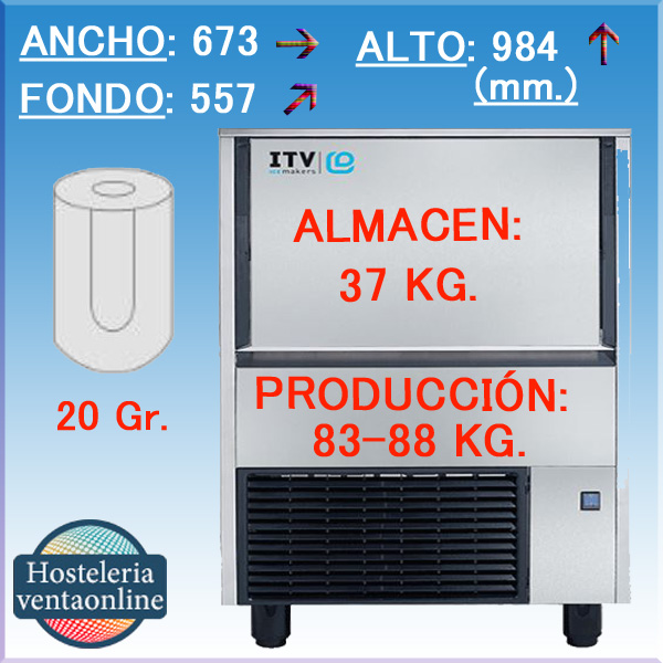 ITV MAQUINA HIELO QUASAR 90C