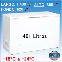 Infrico HF500AL Arcón Congelador Horizontal Tapa Abatible 344 Litros
