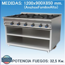 COCINA MUNDIGAS M-1600/6E