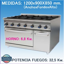 COCINA MUNDIGAS M-1600/6H