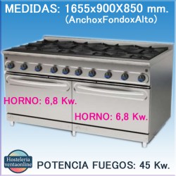 COCINA MUNDIGAS M-1600/8H2