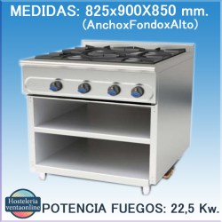 COCINA MUNDIGAS M-900/4EE