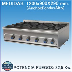 COCINA MUNDIGAS PM-1600/6E