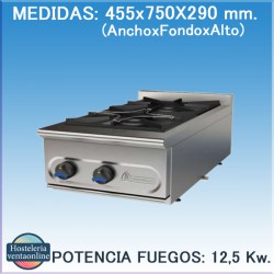 COCINA MUNDIGAS PM-750/2E