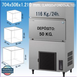 FABRICADOR DE HIELO HOSHIZAKI IM-130PE