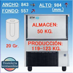 ITV MAQUINA HIELO QUASAR 130C