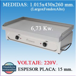 PLANCHA MUNDIGAS PE-1000