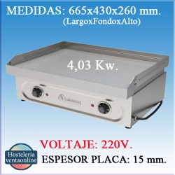 PLANCHA MUNDIGAS PE-650