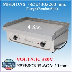 PLANCHA MUNDIGAS PE-650