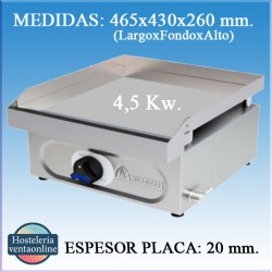 Plancha Mundigas PCG-450 Cromo Duro