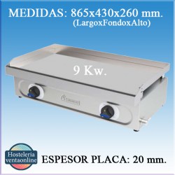 Plancha Mundigas PCG-850 Cromo Duro