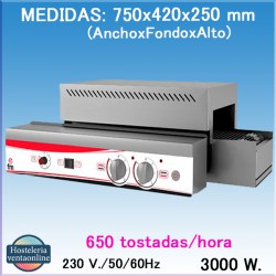 Tostador industrial TTH3002 FM INDUSTRIAL